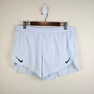 Nike Men's Size XL Dri-FIT ADV AeroSwift 4'' Brief-Lined Shorts Gray FN3352-085